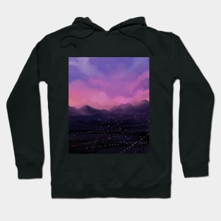 City Of Dreams Digital Painting Hoodie